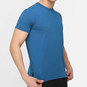 เสื้อยืดคอกลมสำหรับผู้ชายผ้าโพลีเอสเตอร์คุณภาพสูงออกแบบโลโก้ได้อย่างยั่งยืนลายตัวอักษรบังกลาเทศ - Product Image 3