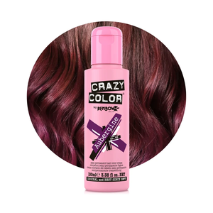 Tinta Semipermanente per Capelli Crazy Color Aubergine, Vegana, Senza Ammoniaca, Colore a Lunga Durata - Product Image 1