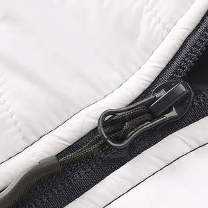 Chaqueta acolchada de invierno para hombre de último diseño, cortavientos de talla grande de calle alta, manga larga, cuello levantado, tela de lona multicolor - Product Image 6