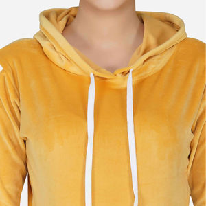 Vêtements de sport décontractés pour femmes de haute qualité en gros, ensembles de survêtements 100 % coton écologiques avec logo imprimé pour la saison hivernale - Product Image 6