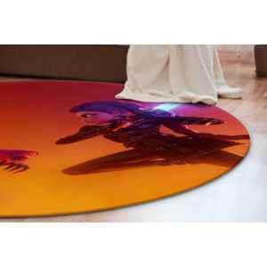 Tapis de bataille d'anime épique, tapis de sol pour gamer à impression numérique, tapis à scène d'action cool, avec tapis moelleux à poils longs - Product Image 4