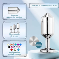 YoungWill SM Plugs anaux en métal, dilatateurs anaux, outils de masturbation pour adultes, jouets sexuels stimulants, plug anal en alliage métallique pour usage anal