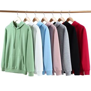 เสื้อฮู้ดดี้โอเวอร์ไซส์ทรงครอป ยูนิเซ็กซ์ ผ้าฝ้าย 100% พิมพ์ลายเรียบ ผ้าถักน้ำหนัก 350 กรัม ย้อมสีพื้นแบบพัฟ ไซส์ XS สำหรับผู้ชาย ฤดูใบไม้ผลิ - Product Image 1