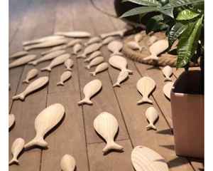 <b>Wooden</b> Fish Decoration With Artistic <b>Carving</b> Handmade <b>Wooden</b> Fish For Coastal Interior Design Gift Shops And Exports - Product Image 5