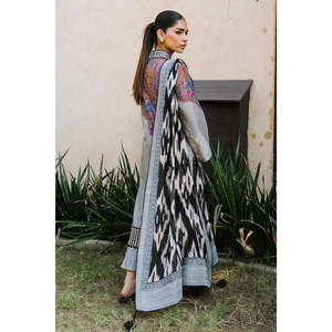 Ensemble de 3 pièces imprimé avec logo personnalisé, style modeste pour fête, avec dupatta en mousseline, du XS au XL, ODM pour OEM BM-52047 - Product Image 5