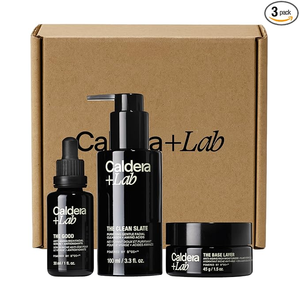 (T&D) Caldera + Lab Set de Cuidado de la Piel para Hombre – The Regimen Rich: Limpiador, Hidratante y Sérum Nocturno |   Hidratante, Reafirmante y Suavizante - Product Image 1