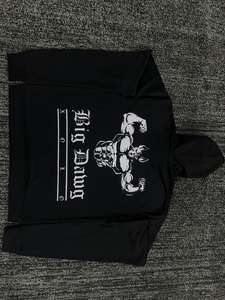 Wholesale Premium Good Quality Dropshipping Spring Men's Boxy Fit Turtleneck Embroidery Streetwear 100% Cotton Hoody Quarter Zip - Product Image 2