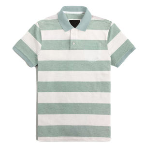 เสื้อโปโลของผู้ชายเสื้อโปโลผ้าคอตตอนพิมพ์ลายปักโลโก้กำหนดเองแห้งเร็วเสื้อยืดกอล์ฟแบบกำหนดเอง - Product Image 3