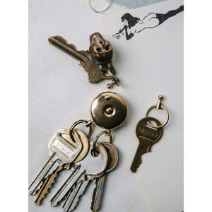 Wall Hanging Key Holder in Sturdy Brass With Polished Finished Perfect for Organizing Office Keys and Stylish <b>Display</b> - Product Image 2