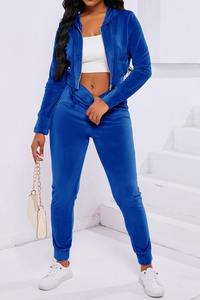 Conjunto de Yoga de cintura alta para mujer, transpirable, sin costuras, para gimnasio, entrenamiento, ropa deportiva, traje de dos piezas con patrón sólido - Product Image 4