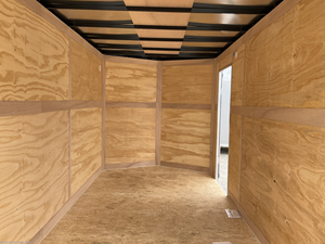 2026 Cross 7x14 Enclosed Cargo <b>Trailer</b> Tandem Axle Utility <b>Trailer</b> 84" Interior Height V-Nose Ramp Door Cargo Hauler <b>Trailer</b> - Product Image 6