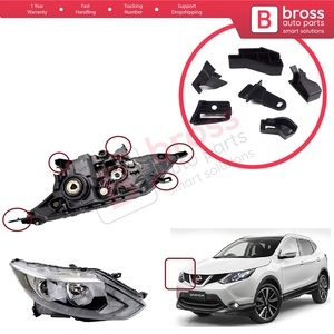 ชุดซ่อมขายึดไฟหน้า BHL525 ด้านขวา สำหรับ Qashqai MK2 J11 ปี 2013-2021 รุ่น 260104EH0A - Product Image 5