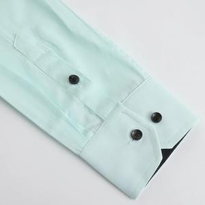 Nouveau cousu hommes chemise boutonnée sur mesure Anti-rides respirant haute qualité hommes chemise boutonnée avec en prix de gros - Product Image 3