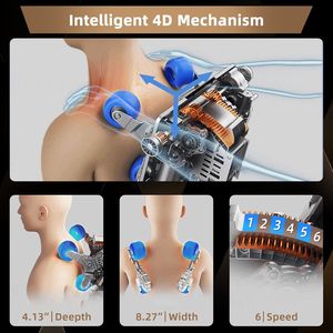Fauteuil de massage zéro gravité, fauteuils de massage corps entier, inclinable, écran tactile, rouleaux pour les pieds, airbags, Bluetooth, scan corporel, étirement thaïlandais - Product Image 5