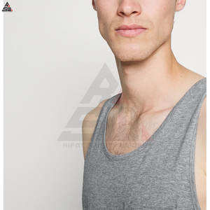 Débardeurs de musculation pour hommes en coton respirant tricoté avec logo personnalisé, décontractés, pour la course à pied, la musculation, la remise en forme - Product Image 6