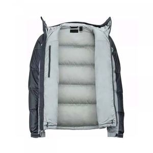 Vente en gros Doudoune de haute qualité pour hommes Nylon Polyester Logo personnalisé Veste d'hiver à capuche Parka chaude en duvet Épaissir Style décontracté - Product Image 2