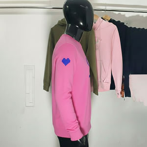 Suéter de Cuello Redondo de Algodón 100% de Moda Otoño Invierno para Hombre y Mujer, Ropa de Trabajo Holgada Transfronteriza, Suéter de Marca - Product Image 2