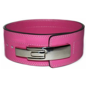 Cinturón de cuero personalizado para levantamiento de pesas Cinturón de levantamiento de pesas de soporte para hombres y mujeres de cuero genuino negro - Product Image 2