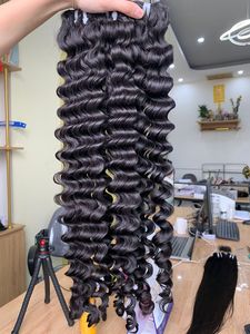 Extensión de cabello natural Ocean and Deep Ocen, cabello rizado euroasiático con cabello virgen Remy, trama única - Product Image 2