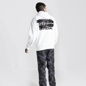 Streetwear personnalisé 2025 vêtements sport Fitness basiques coton mélangé à manches longues pull coton imprimé sweats à capuche pour hommes - Product Image 6