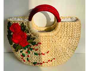 Sac de jacinthe d'eau à la mode pour les tenues d'été avec sac de jacinthe d'eau à texture naturelle disponible en lots de gros - Product Image 2