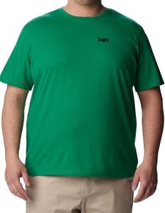 Camiseta personalizada de manga corta de alta calidad, Camiseta 100% de algodón en blanco de secado rápido, camiseta de gimnasio de manga corta de gran tamaño para hombre - Product Image 1