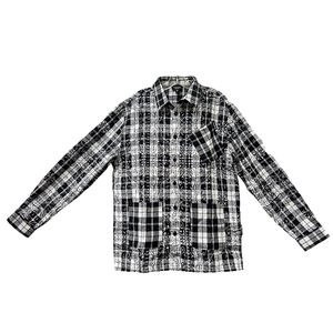 Tamaño personalizado al por mayor de fábrica de franela colorida de cuadros impreso 100% algodón camisa de manga larga de los hombres camisa de trabajo para los hombres camisas - Product Image 1