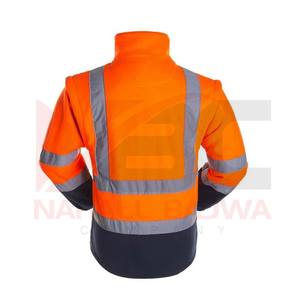 OME Service Hi Viz Jacket Chaqueta de seguridad vial de manga larga con tres bolsillos delanteros de color personalizado. - Product Image 2