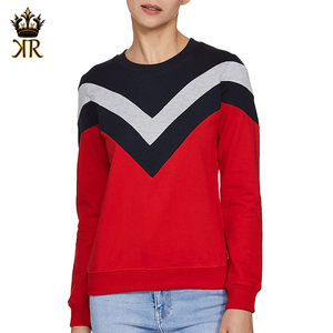 Sweat-shirts d'hiver pour femmes sur mesure, service OEM, haute qualité, respirants, col rond, polaire 100% coton, couleur personnalisée sur le devant - Product Image 1