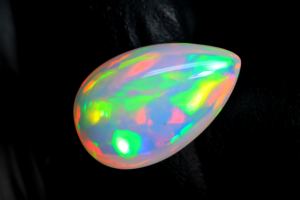 อัญมณีโอปอลทรงหลังเบี้ยรูปทรงรังผึ้งโอปอลเอธิโอเปีย-รูปทรงลูกแพร์รุ้งฉูดฉาดอัญมณี-เล่นสีธรรมชาติเรียบสำหรับ - Product Image 6