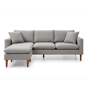 Juego de Muebles de Salón de 7 Piezas de Madera Tallada de Estilo Europeo Francés Moderno y Lujoso PK027 con Cuero Genuino para Uso Doméstico - Product Image 2