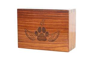 Wooden Urn <b>Box</b> for Pet <b>Ashes</b> Cremation for Cat and <b>Dog</b> <b>Ashes</b> Handmade Pet Keepsake Urns - Product Image 4