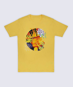 เสื้อยืดผู้ชายแขนสั้นพิมพ์ลายเฮลส์สตาร์สไตล์วินเทจผ้าคอตตอน100% - Product Image 1