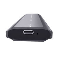 Enclosure SSD M.2 PCIe NVME Aluminium, Pembaca SSD yang Mendukung NGFF & NVME SSD dengan Antarmuka Eksternal Tipe C
