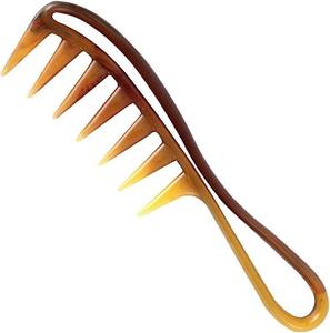 หวีเขาควายสำหรับดูแลเส้นผมและมีสไตล์คุณภาพสูง - Product Image 1