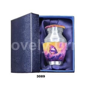 โกศใส่เถ้ากระดูกรูปผีเสื้อสีม่วงและลาเวนเดอร์ขนาดเล็กสำหรับเป็นของขวัญสำหรับผู้ชายผู้หญิงและพ่อแม่ - Product Image 1