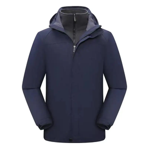 เสื้อโค้ทเดินป่าสำหรับผู้ชายเสื้อกันลมกันน้ำเสื้อกันลมผ้าขนแกะสำหรับใส่กลางแจ้งโลโก้ออกแบบได้ตามต้องการ - Product Image 3