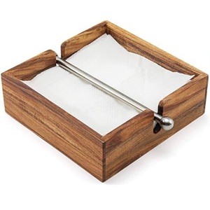 Top Tendance Maison Hôtel Restaurant Acacia Mango Boîte à mouchoirs en bois solide Support à mouchoirs Boîte à mouchoirs en bois fabriquée à la main - Product Image 6