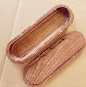 Étui à stylos en bois écologique, design personnalisé, poignée en laiton, organisateur de bureau de haute qualité, stylo promotionnel créatif - Product Image 4