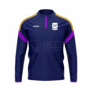 เสื้อกีฬา GAA/กีฬาเกลิคแบบสั่งทำปี 2024 แบบซิปครึ่งตัว ผลิตจากโพลีเอสเตอร์ขัดเงา 100% หนัก 260 กรัม สำหรับผู้ใหญ่ทุกเพศ - Product Image 2