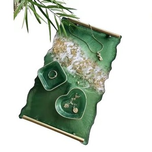 Hermosa bandeja de resina para decoración de sala de estar - Product Image 1