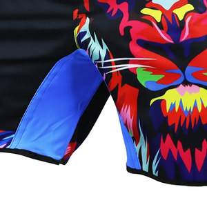 Men's High Quality 100% Polyester Sublimated Print MMA <b>Shorts</b> Quick Dry <b>Grappling</b> Sportswear Martial Arts MMA <b>Shorts</b> - Product Image 6