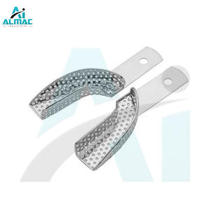 Almac fábrica venta al por mayor sólido kit dental de acero inoxidable bandejas de impresión/suministro dental instrumentos quirúrgicos dentales - Product Image 6