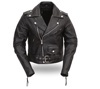 Shemax 2023 Top qualité vente chaude personnalisé en gros classique veste de moto en cuir pour femmes - Product Image 5