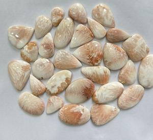 Vente en gros Lot de cabochon de scolecite rose de qualité AAA avec pierres précieuses naturelles et formes personnalisées certifiées par un tiers pour la fabrication de bijoux - Product Image 4