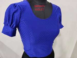 Blusa Elástica Lista para Usar, Mangas Abullonadas, Tela Dobby, Cómoda para Mujer, al Mejor Precio al por Mayor - Product Image 5