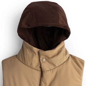 Chaleco Acolchado de Lona sin Mangas para Hombre, Informal, Transpirable, Impermeable, Ecológico, Ropa de Abrigo de Invierno, Superventas, MOQ Bajo de Fábrica, 2025 - Product Image 6