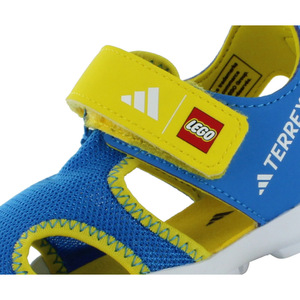 Zapatos Adidas Terrex Captain Toey Lego PS para niños Color: Azul brillante/Blanco nube/Amarillo Eqt 100% auténtico - Product Image 1