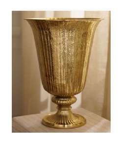 Vase à fleurs en métal couleur cuivre fleurs décoratives pour mariage indien haute vente Design personnalisé Vase à fleurs en métal couleur cuivre - Product Image 5