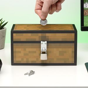 Hucha de plástico con forma de cerdo inspirada en Minecraft para ahorrar y organizar - Product Image 4